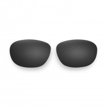 Walleva Black Polarized Replacement Lenses For Ray-Ban Clubmaster RB3016 51mm Sunglasses